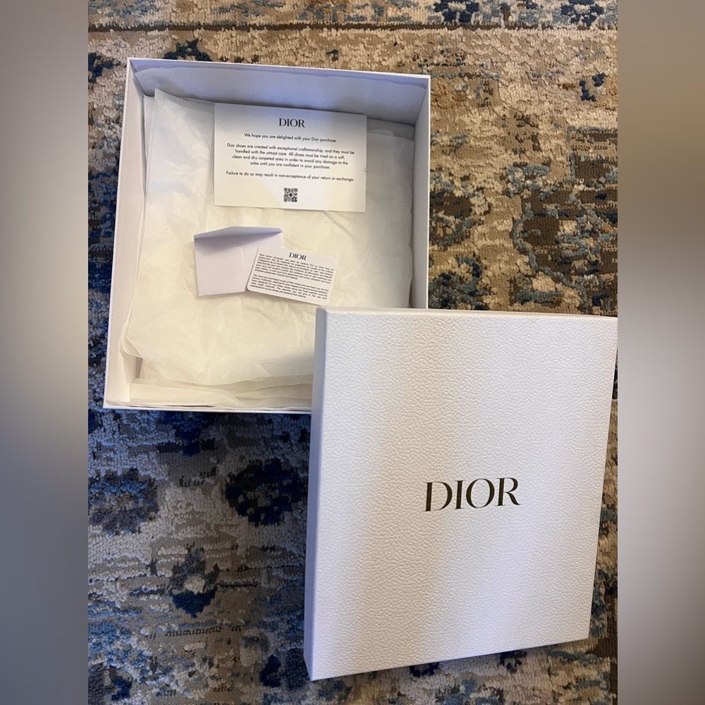 Authentic Dior Empty Box With Wrapping Paper - image 6